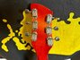 Rickenbacker 460/6 , Fireglo: Headstock - Rear