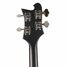 Rickenbacker 4003/4 , Matte Black: Headstock - Rear