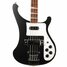 Rickenbacker 4003/4 , Matte Black: Body - Front