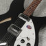 Rickenbacker 330/6 , Matte Black: Close up - Free2
