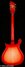 Rickenbacker 620/6 , Fireglo: Full Instrument - Rear