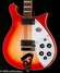 Rickenbacker 620/6 , Fireglo: Body - Front