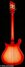 Rickenbacker 620/6 , Fireglo: Full Instrument - Rear