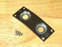 Rickenbacker 360/6 Refin, Jetglo: Neck - Rear