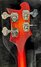 Rickenbacker 4003/4 Mod, Fireglo: Headstock - Rear