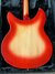 Oct 1985 Rickenbacker 340/6 Mod, Fireglo: Body - Rear