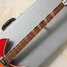 Rickenbacker 4005/4 XC 90th Anniversary, Amber Fireglo: Neck - Front