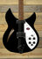Rickenbacker 330/6 21 frets, Jetglo: Body - Front