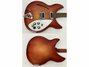 Rickenbacker 330/6 , Fireglo: Body - Rear