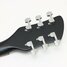 Rickenbacker 330/6 , Matte Black: Headstock - Rear