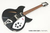 Rickenbacker 330/6 , Matte Black: Full Instrument - Front
