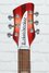 Apr 2023 Rickenbacker 330/6 , Fireglo: Headstock