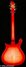 Rickenbacker 660/6 , Fireglo: Full Instrument - Rear