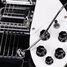 Rickenbacker 325/6 V63, Jetglo: Close up - Free