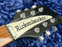 Aug 1988 Rickenbacker 350/6 Liverpool, Jetglo: Headstock