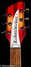 Apr 2023 Rickenbacker 330/6 , Fireglo: Headstock