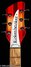 Apr 2023 Rickenbacker 330/6 , Fireglo: Headstock