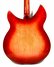 Apr 1967 Rickenbacker 1997/6 RoMo, Fireglo: Body - Rear
