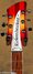 Aug 2017 Rickenbacker 360/6 , Fireglo: Headstock