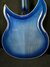 Oct 2007 Rickenbacker 381/6 V69, Blueburst: Body - Rear