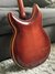 Jan 1972 Rickenbacker 381/6 , Fireglo: Body - Rear