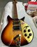 Rickenbacker 325/6 RIC Boutique One-Off, Amber Fireglo: Close up - Free