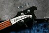 Jul 1973 Rickenbacker 4001/4 CB Checkered Binding, Jetglo: Headstock