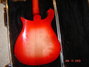 Rickenbacker 620/6 , Fireglo: Body - Rear