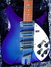 Rickenbacker 350/6 V63, Blueburst: Body - Front
