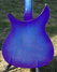 Rickenbacker 350/6 V63, Blueburst: Body - Rear