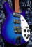 Rickenbacker 350/6 V63, Blueburst: Close up - Free2