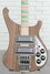 Rickenbacker 4003/4 AC Al Cisneros model, Natural Walnut: Body - Front