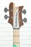 Jun 2023 Rickenbacker 4003/4 AC Al Cisneros model, Natural Walnut: Headstock