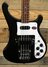 Rickenbacker 4003/4 S, Matte Black: Body - Front