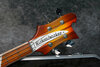 Feb 2023 Rickenbacker 4003/4 CB Checkered Binding, Autumnglo: Headstock