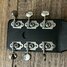 Rickenbacker B/6 LapSteel, Black: Headstock - Rear