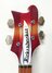Aug 2002 Rickenbacker 4001/4 C64, Fireglo: Headstock