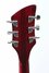 Rickenbacker 330/6 Mod, Burgundy: Headstock - Rear