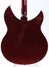 Mar 2002 Rickenbacker 330(LH)/6 Mod, Burgundy: Body - Rear