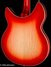 Rickenbacker 360/12 C63, Fireglo: Body - Rear