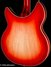 Rickenbacker 360/12 C63, Fireglo: Body - Rear