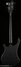 Rickenbacker 4003/4 S, Matte Black: Full Instrument - Rear