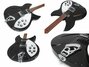 Rickenbacker 330/6 , Jetglo: Close up - Free2