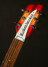 Jul 2023 Rickenbacker 330/6 , Fireglo: Headstock