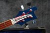 Apr 1973 Rickenbacker 4001/4 CB Checkered Binding, Azureglo: Headstock