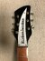 Oct 2018 Rickenbacker 360/6 CB Checkered Binding, Jetglo: Headstock