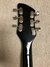Rickenbacker 360/6 CB Checkered Binding, Jetglo: Headstock - Rear