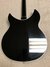 Rickenbacker 360/6 CB Checkered Binding, Jetglo: Body - Rear