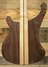 Sep 2023 Rickenbacker 4003/4 , Natural Walnut: Body - Rear
