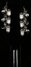 Rickenbacker 1993/12 Plus, Jetglo: Headstock - Rear